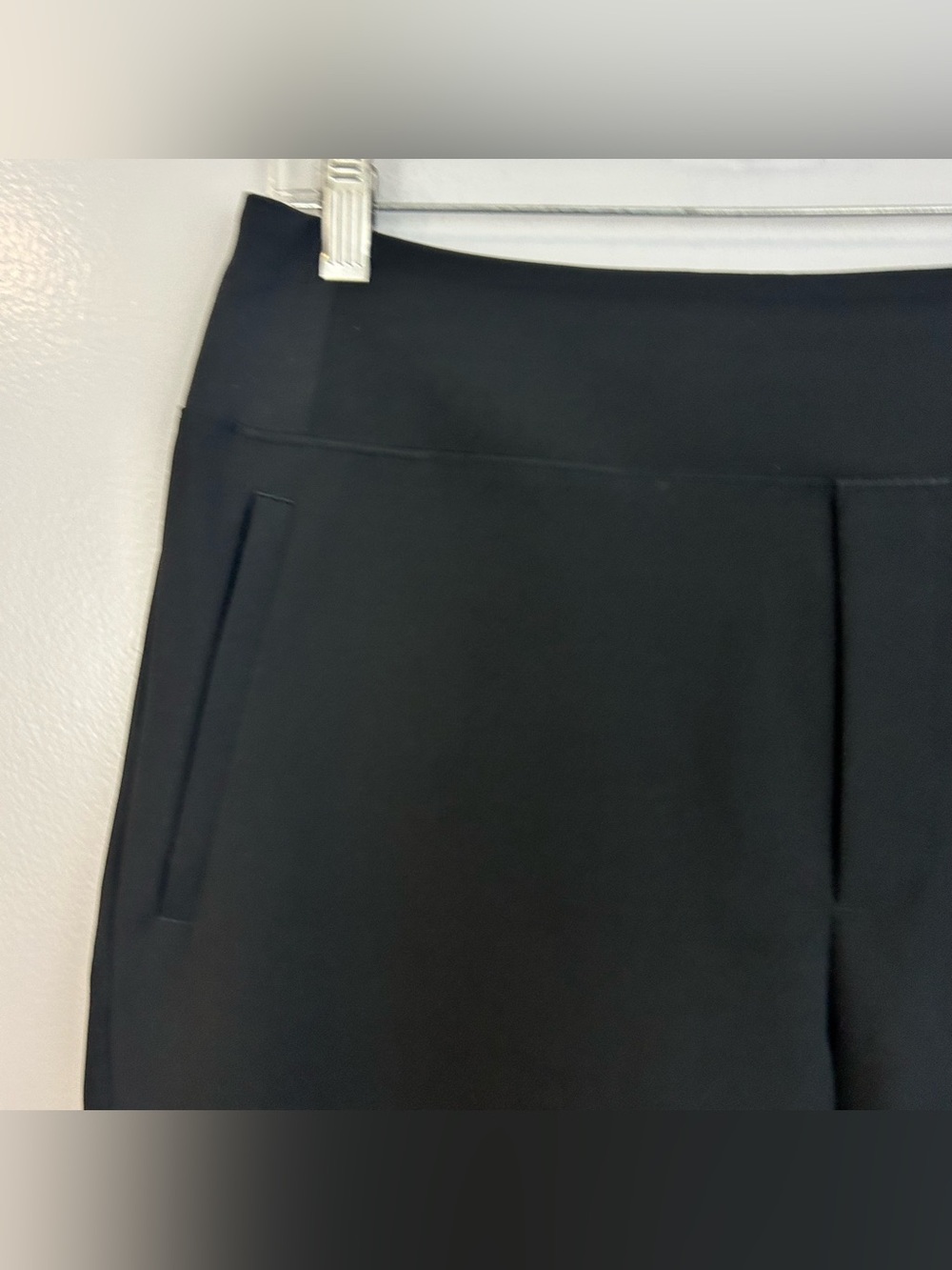 Athleta Black Endless High Rise Stretch Fabric Tapered Ankle Pants size 12 - Picture 4 of 10